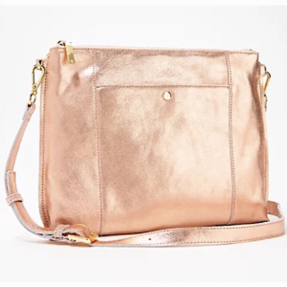 G.I.L.I. Handbags - “NEW” G.I.L.I. Metallic Large Crossbody